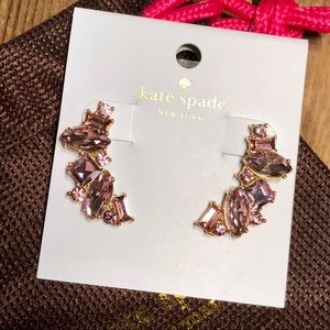 New ✨ Kate Spade Lilac Cluster Crawler Earrings